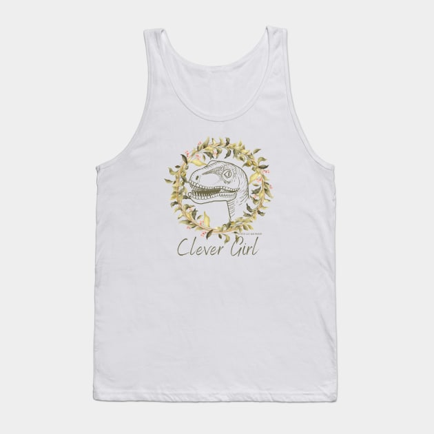 Clever Girl - Velociraptor Tank Top by Jurassic Merch